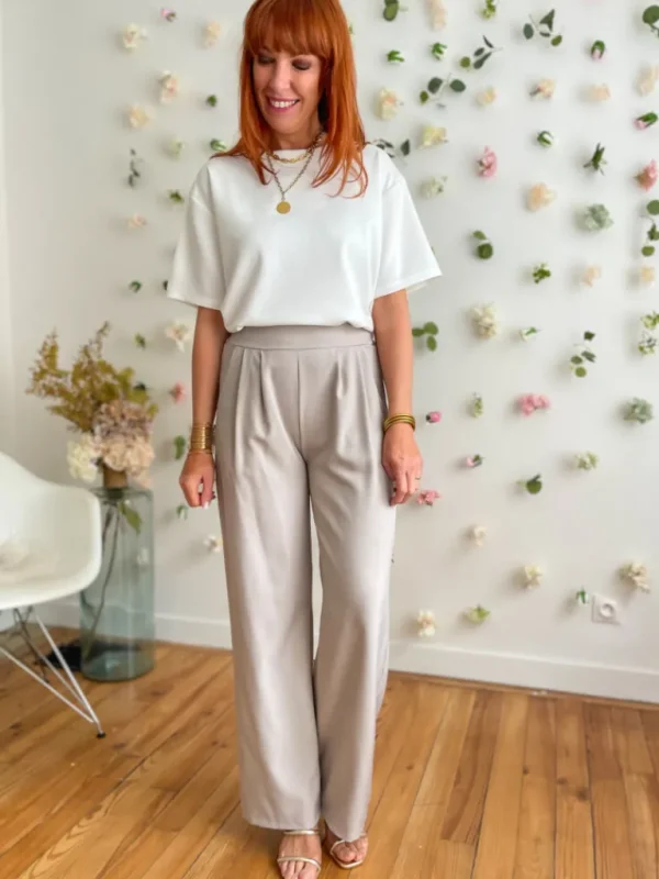 Vestes, Manteaux | Pantalons, Jeans*Justine Boutique Aaron veste + pantalon taupe