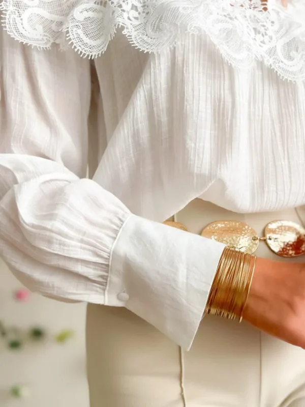 Tops, Blouses*Justine Boutique Adèle blouse dentelle