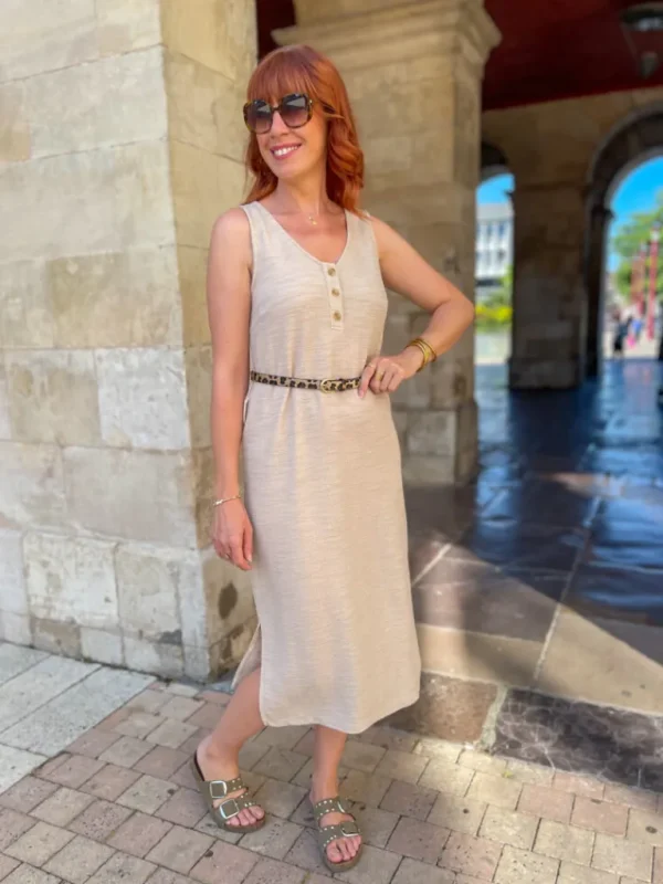 Robes, Jupes*Justine Boutique Alabama robe longue beige