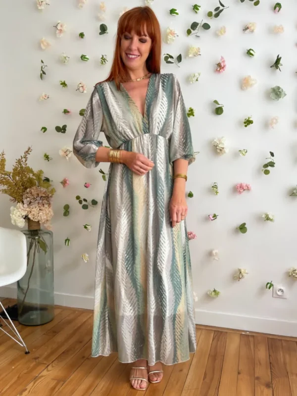 Robes, Jupes*Justine Boutique Alice robe longue imprimée