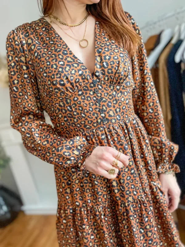 Robes, Jupes*Justine Boutique Alma robe satinée léo