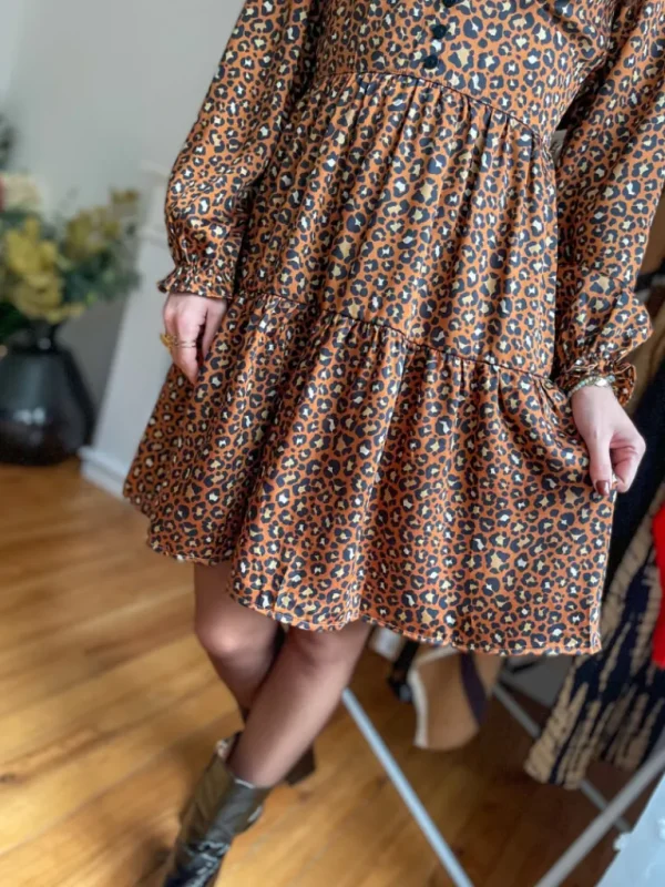 Robes, Jupes*Justine Boutique Alma robe satinée léo