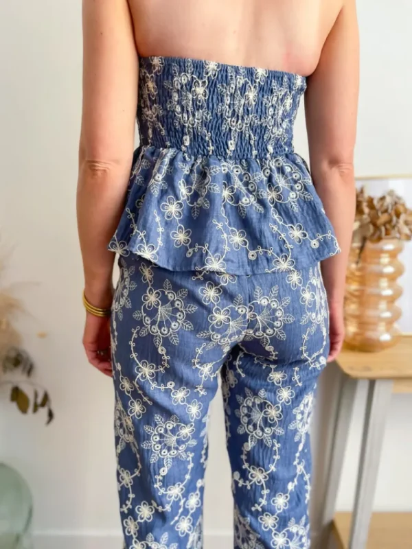 Robes, Jupes | Pantalons, Jeans*Justine Boutique Aria combipantalon jean et dentelle