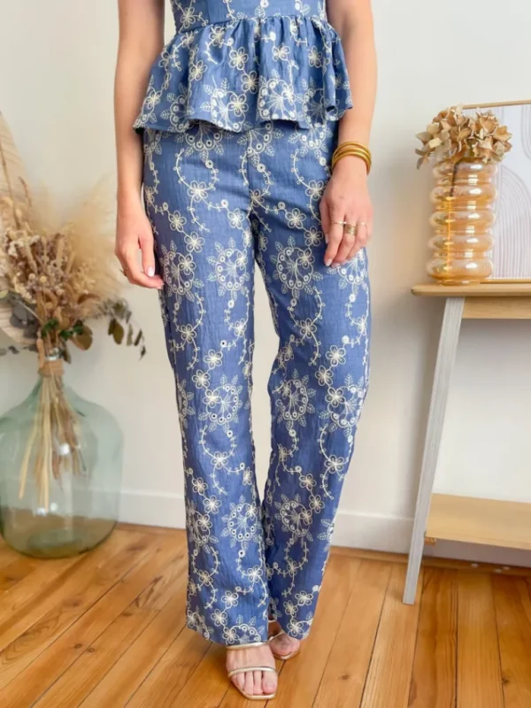 Robes, Jupes | Pantalons, Jeans*Justine Boutique Aria combipantalon jean et dentelle
