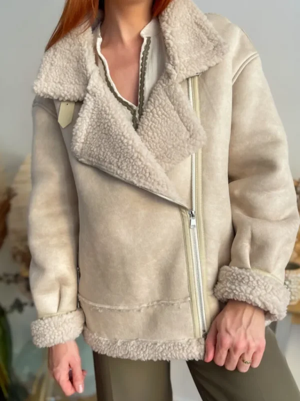 Vestes, Manteaux*Justine Boutique Arnaud blouson effet mouton