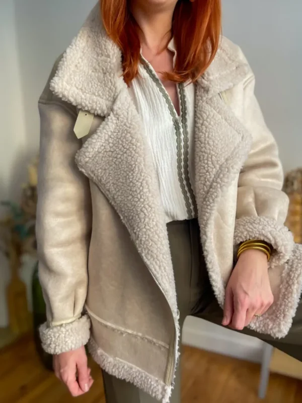 Vestes, Manteaux*Justine Boutique Arnaud blouson effet mouton