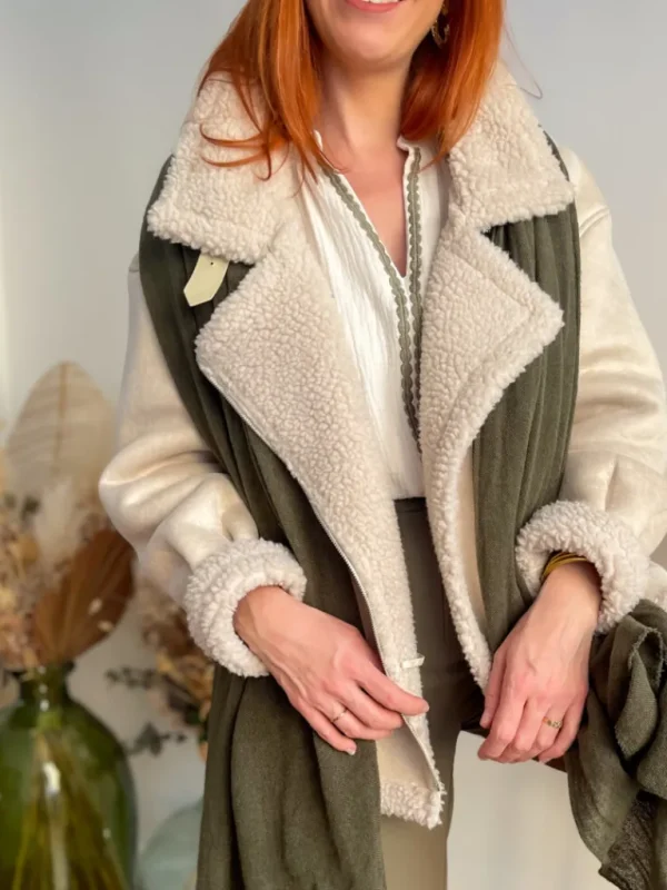 Vestes, Manteaux*Justine Boutique Arnaud blouson effet mouton