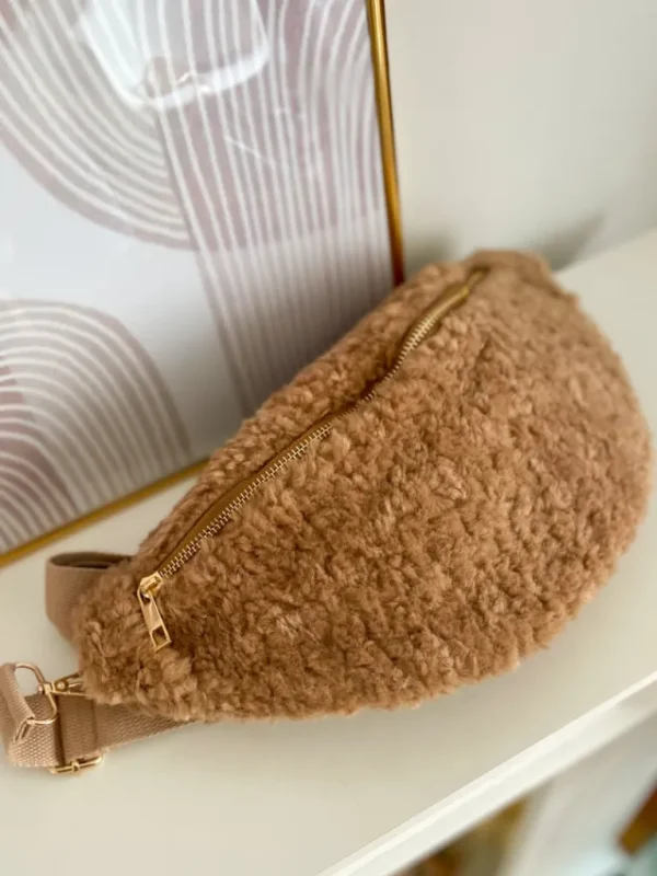 Pochettes, Sacs*Justine Boutique Banane bouclettes camel