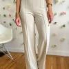 Pantalons, Jeans*Justine Boutique Beky pantalon fluide écru