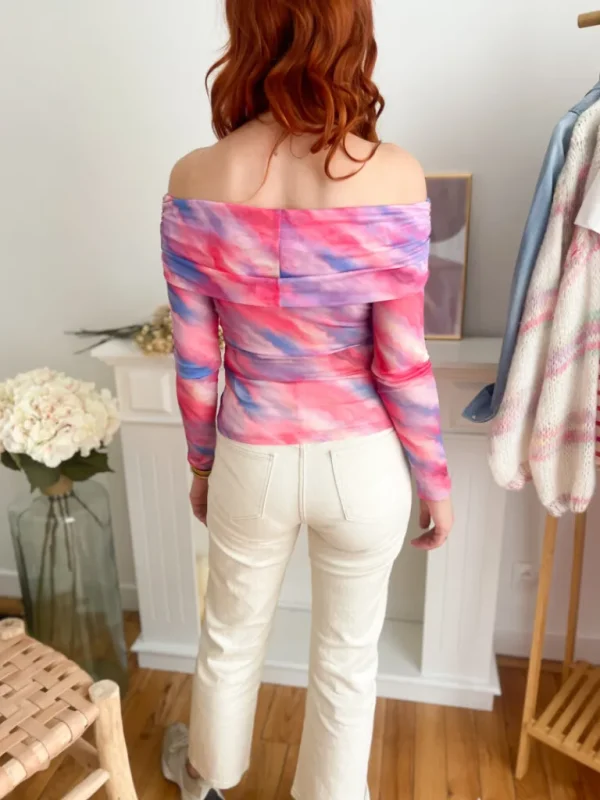 Tops, Blouses*Justine Boutique Caroline blouse col Bardot