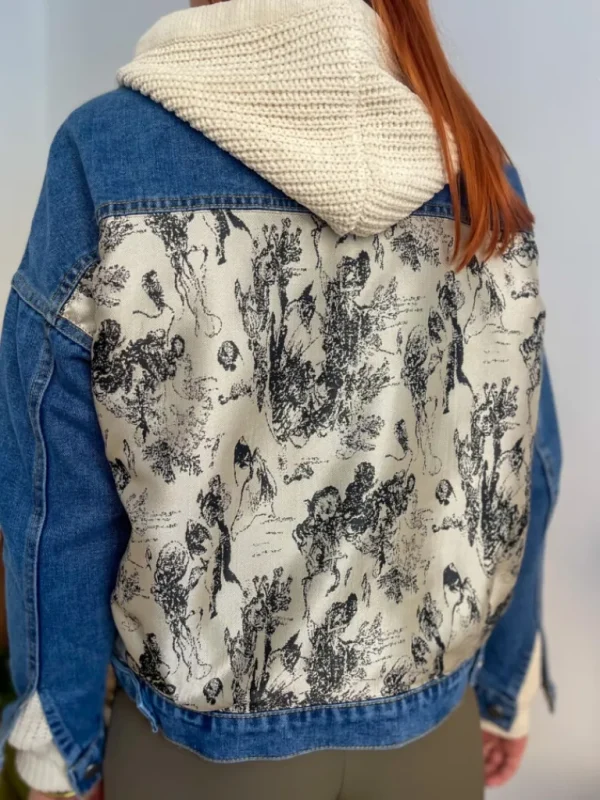 Vestes, Manteaux*Justine Boutique Céleste veste jean empiècement