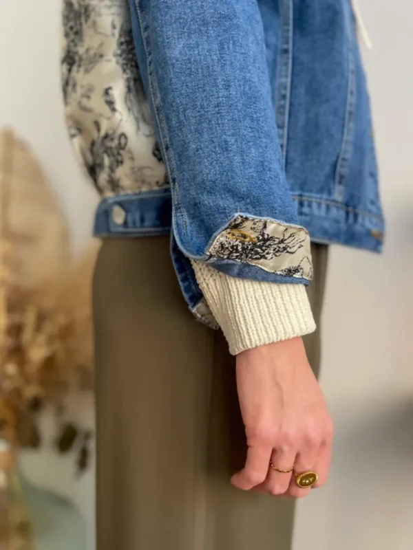 Vestes, Manteaux*Justine Boutique Céleste veste jean empiècement