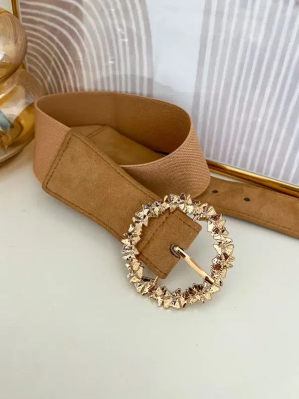Ceintures*Justine Boutique Cloée ceinture élastique camel