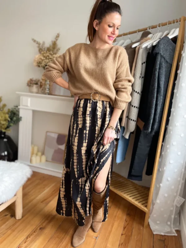 Ceintures*Justine Boutique Cloée ceinture élastique camel