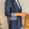 Pantalons, Jeans | Vestes, Manteaux*Justine Boutique Côme ensemble blazer + pantalon marine
