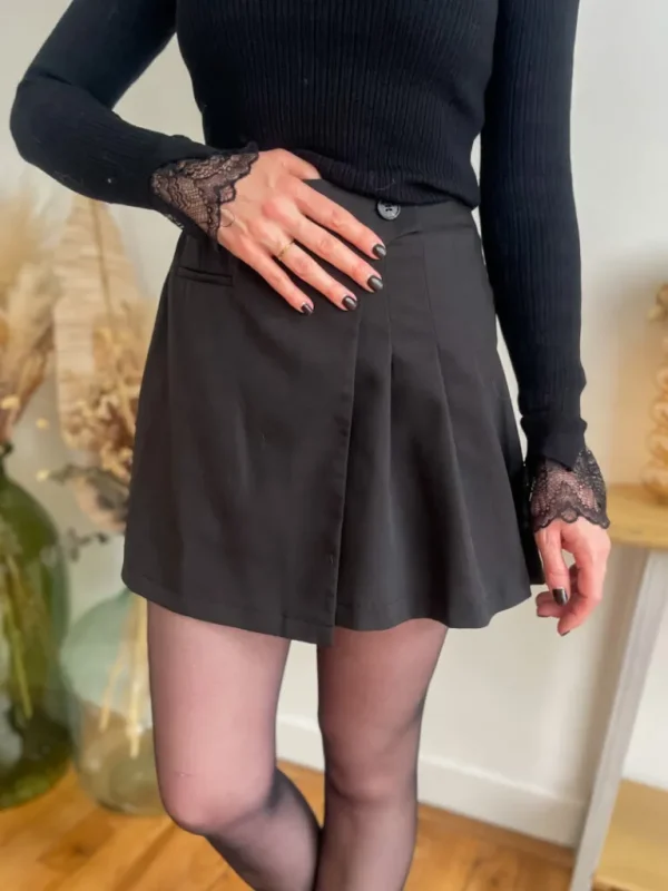 Robes, Jupes*Justine Boutique Diane jupe plissée noire