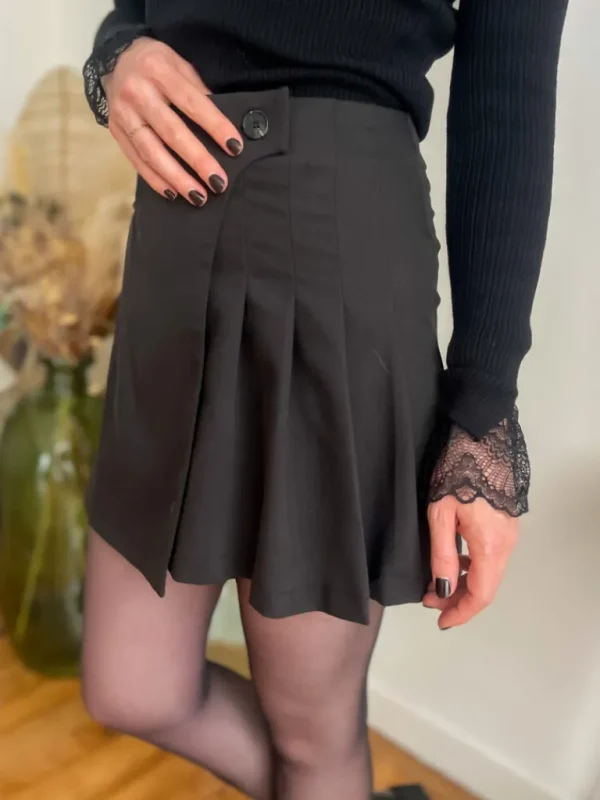 Robes, Jupes*Justine Boutique Diane jupe plissée noire