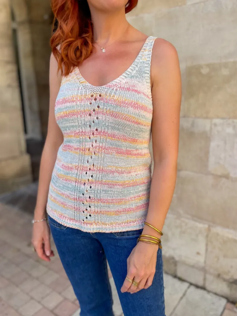 Tops, Blouses*Justine Boutique Diant top maille colorée