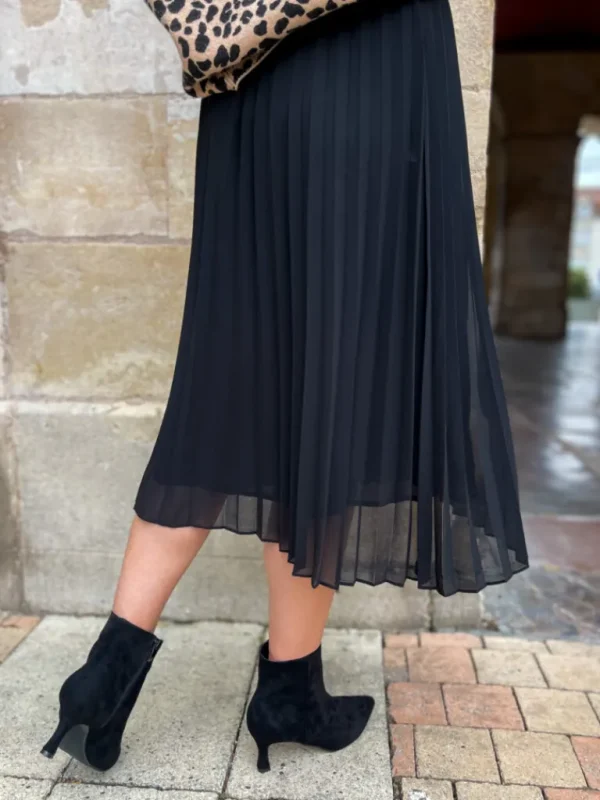Robes, Jupes*Justine Boutique Emma jupe plissée noire