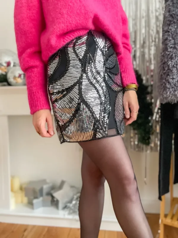 Robes, Jupes*Justine Boutique Fiesta jupe noir et argent
