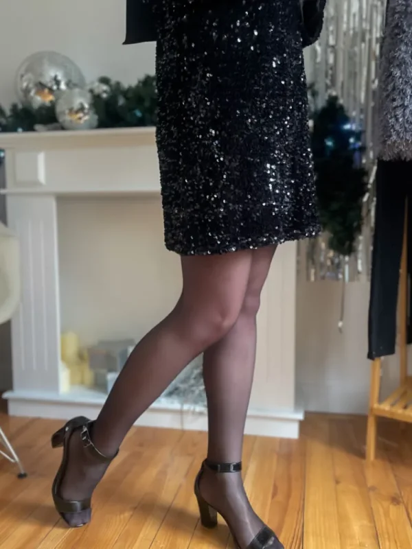 Robes, Jupes*Justine Boutique Fiesta robe nœud et sequins