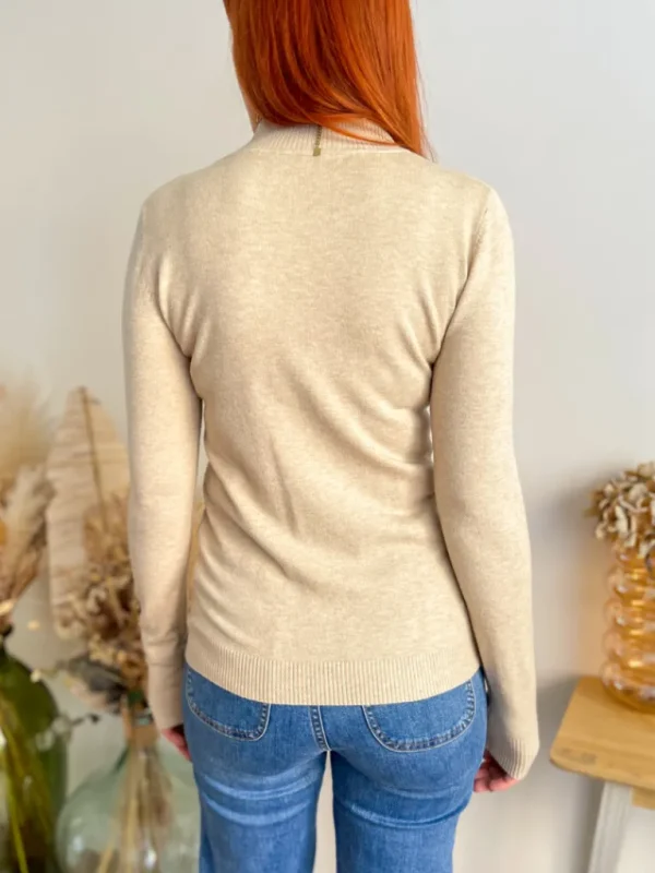 Pulls, Gilets*Justine Boutique Gabin pull fin beige