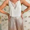 Tops, Blouses*Justine Boutique Gaston top dentelle blanc
