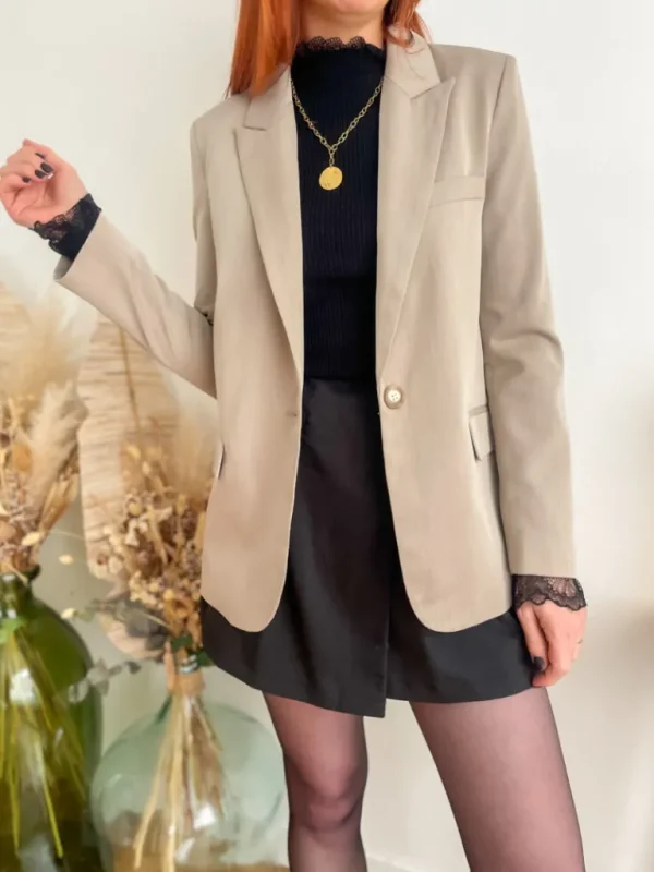 Vestes, Manteaux*Justine Boutique Georges blazer taupe