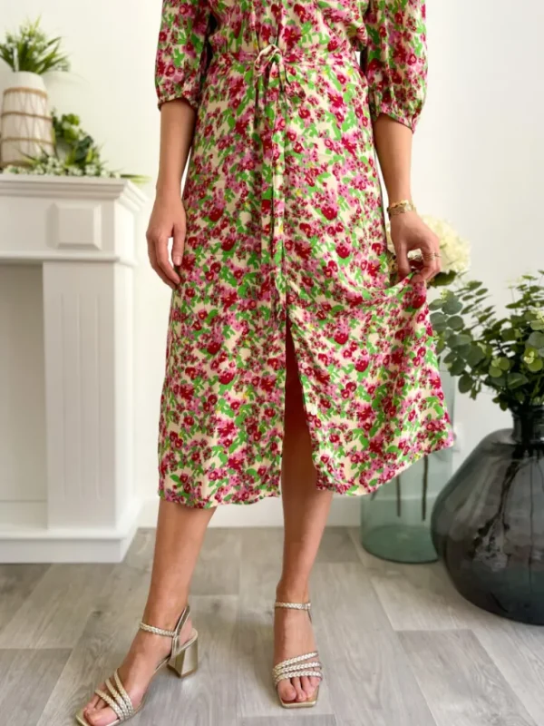 Robes, Jupes*Justine Boutique Henora robe longue imprimé fleurs