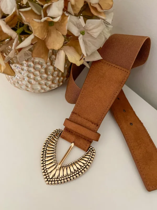 Ceintures*Justine Boutique Hora ceinture élastique cognac