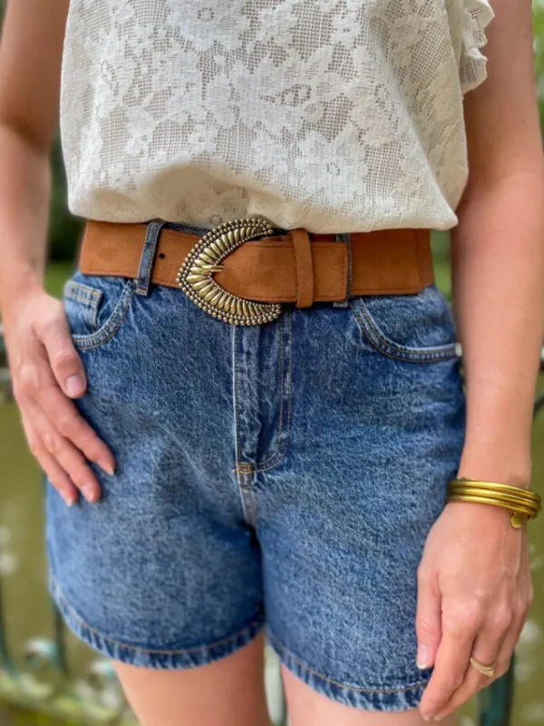 Ceintures*Justine Boutique Hora ceinture élastique cognac
