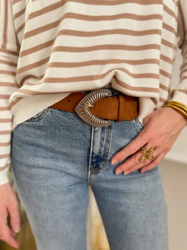 Ceintures*Justine Boutique Hora ceinture élastique cognac