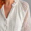 Tops, Blouses*Justine Boutique Ines blouse dentelle