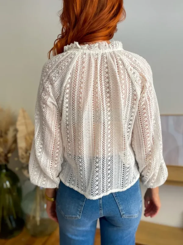 Tops, Blouses*Justine Boutique Ines blouse dentelle