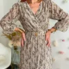 Robes, Jupes*Justine Boutique Iris robe longue mordorée