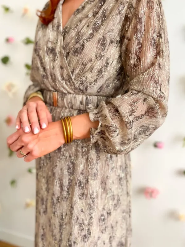 Robes, Jupes*Justine Boutique Iris robe longue mordorée