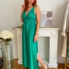 Pantalons, Jeans*Justine Boutique Jade combipantalon verte