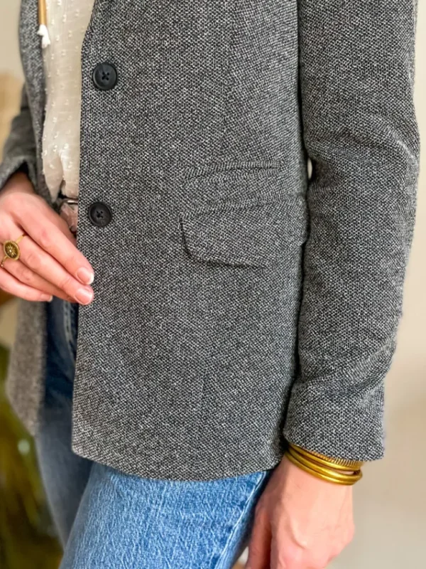 Vestes, Manteaux*Justine Boutique Karly blazer gris chiné