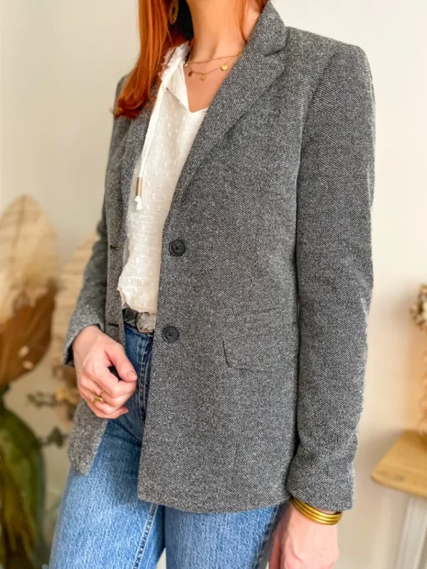 Vestes, Manteaux*Justine Boutique Karly blazer gris chiné