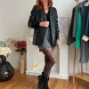 Pantalons, Jeans*Justine Boutique Karly short chiné gris