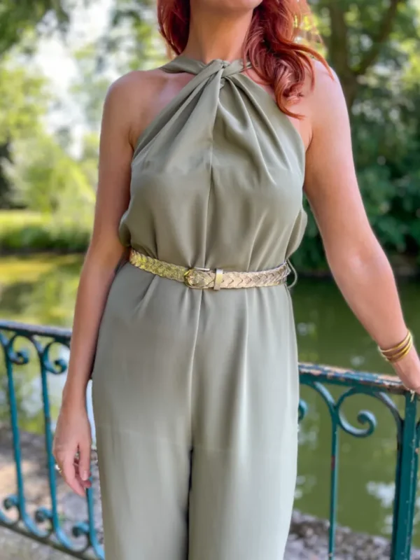 Ceintures*Justine Boutique Lara ceinture tressée dorée