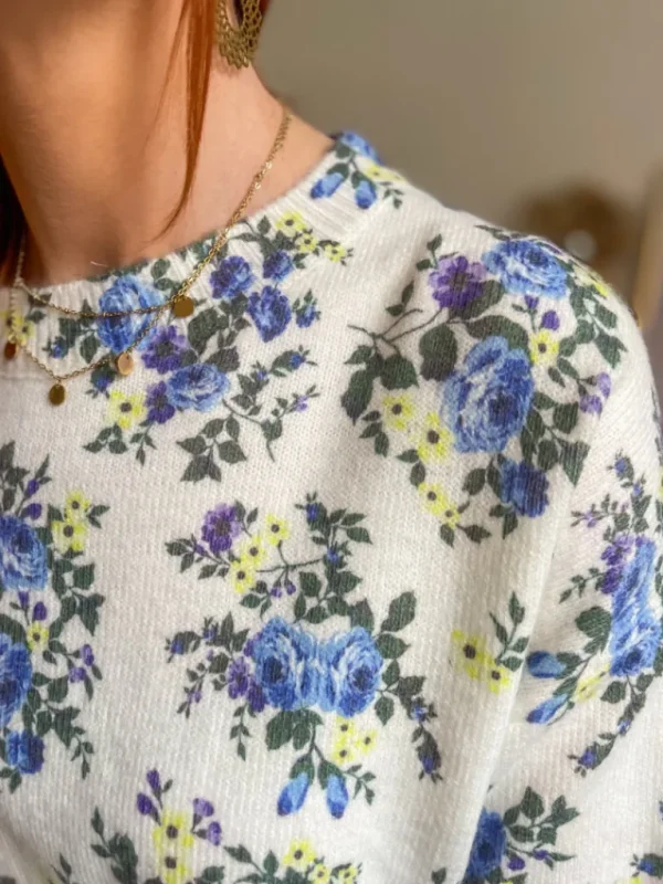 Pulls, Gilets*Justine Boutique Liam pull fleuri