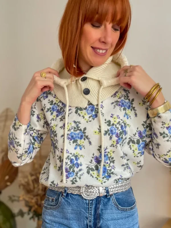 Pulls, Gilets*Justine Boutique Liam pull fleuri