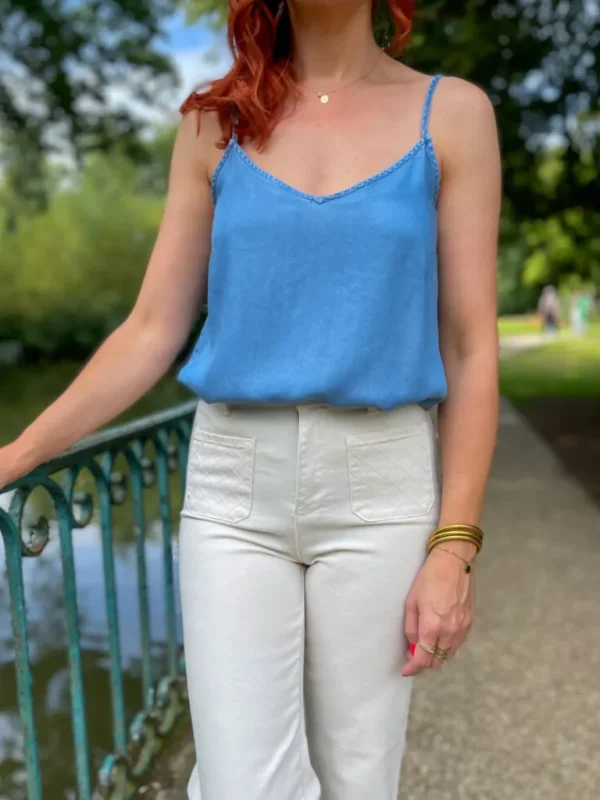 Tops, Blouses*Justine Boutique Liliana top bretelles tencel