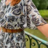 Pantalons, Jeans | Robes, Jupes*Justine Boutique Lisa combipantalon plissée à motifs