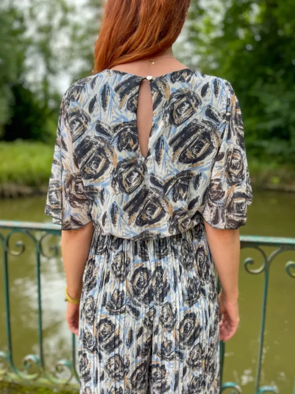 Pantalons, Jeans | Robes, Jupes*Justine Boutique Lisa combipantalon plissée à motifs