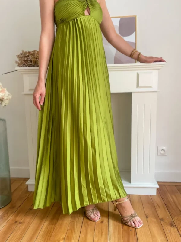 Robes, Jupes*Justine Boutique Lola robe asymétrique olive