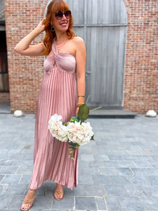 Robes, Jupes*Justine Boutique Lola robe asymétrique rose