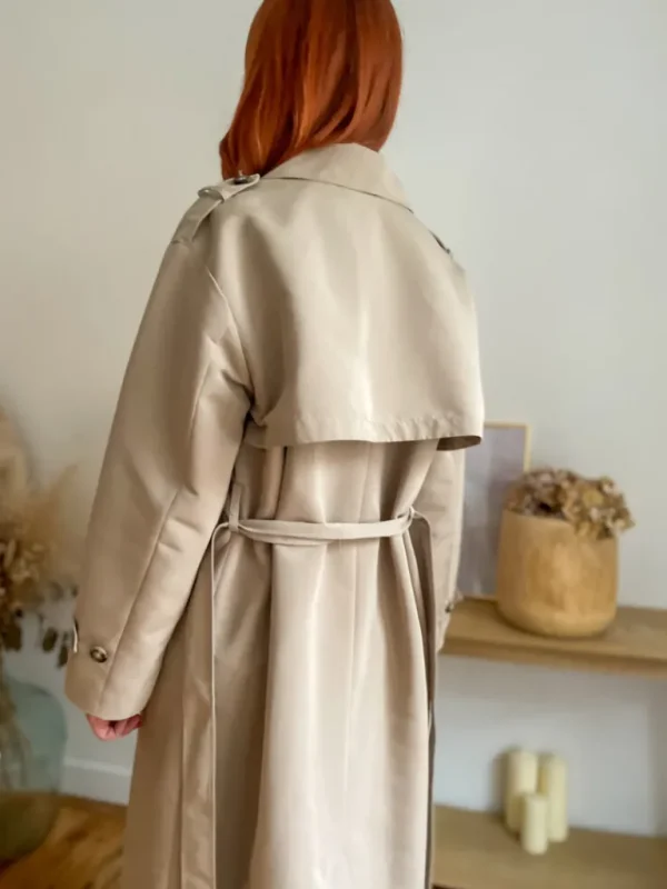 Vestes, Manteaux*Justine Boutique Lou long trench camel