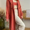 Vestes, Manteaux*Justine Boutique Lou long trench terracotta